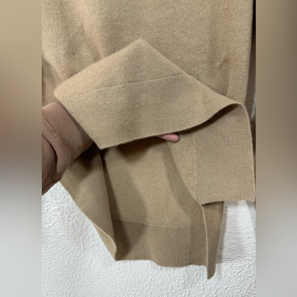 Halogen 100% Cashmere Crewneck Pullover Sweater Women’s Small Neutral Tone Cozy - Picture 6 of 13